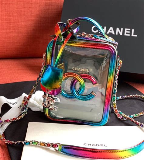 chanel pink rainbow bag|chanel pink bag 2020.